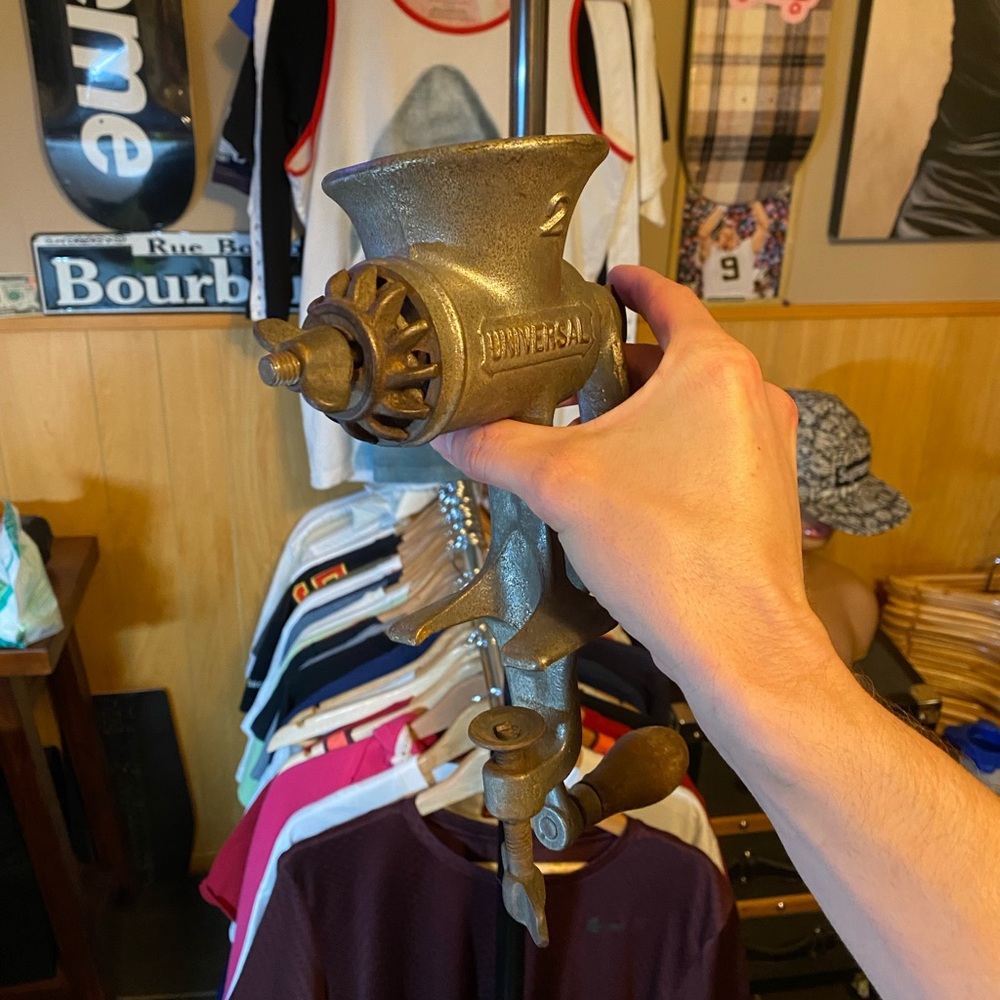 Universal Food & Meat Chopper 
Vintage